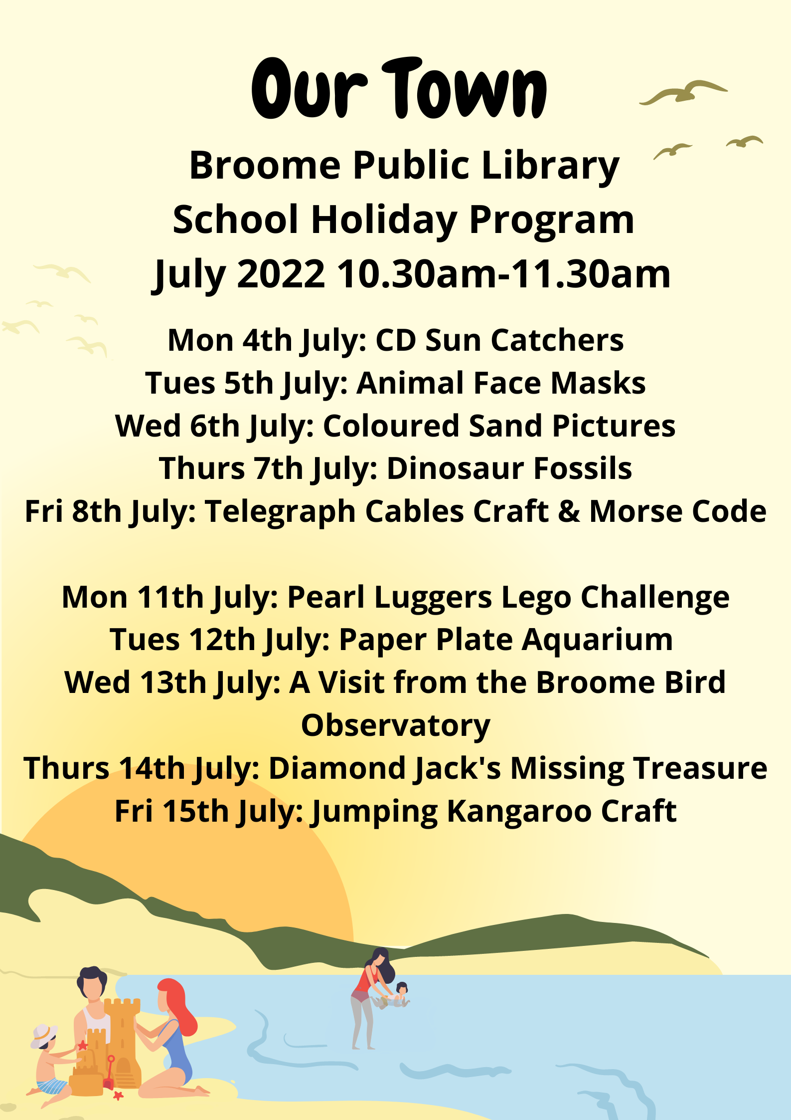 broome public library school holiday program july 2022.png