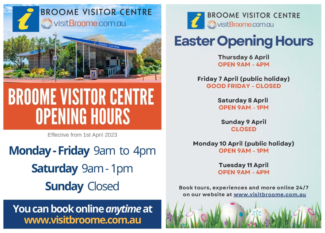 Broome Visitor Centre April 2023 opening