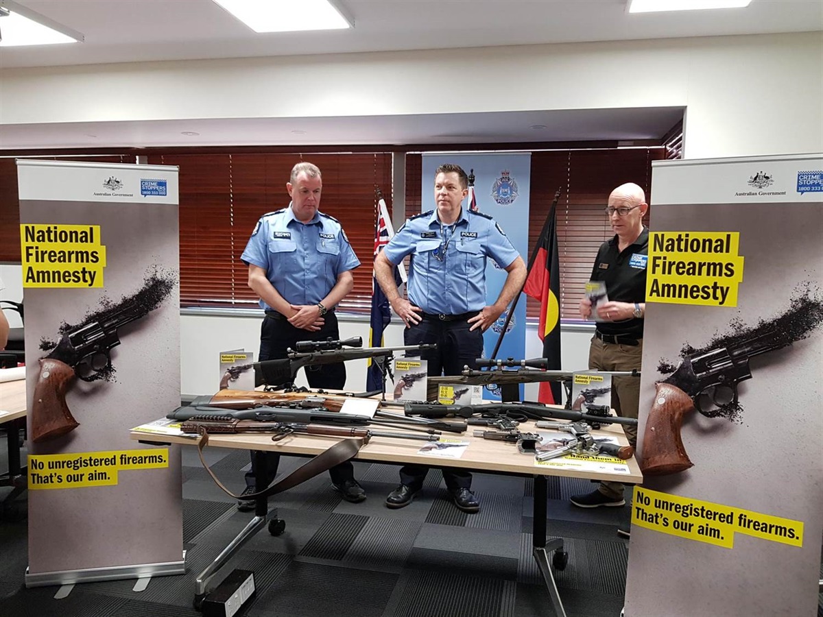 Broome residents urged to hand in unwanted and unregistered firearms