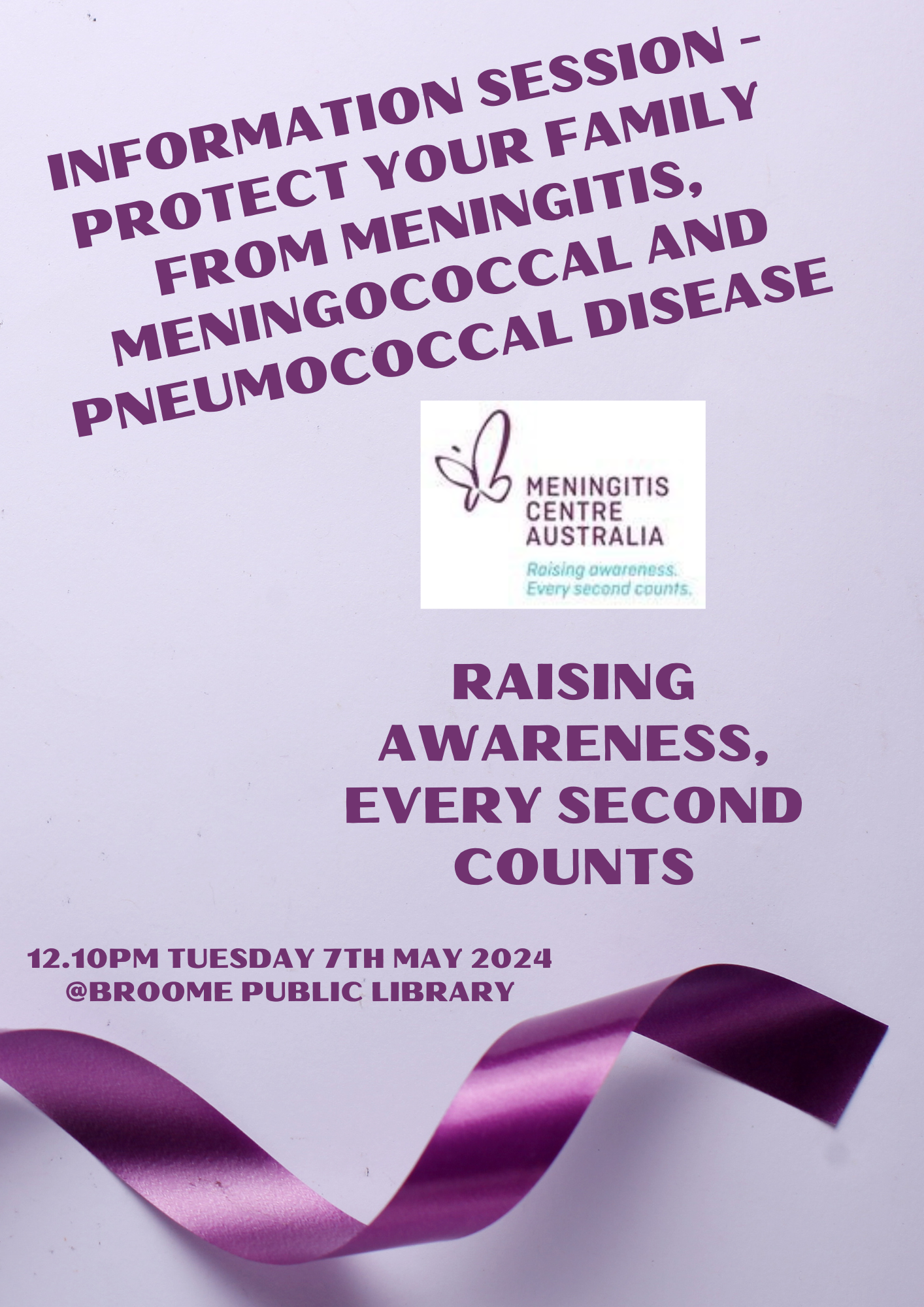 Meningitis Centre Australia event flyer.png
