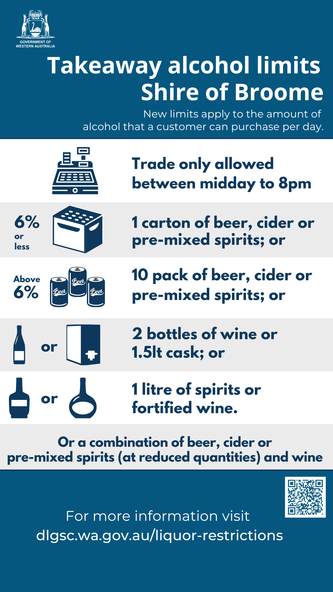 Takeaway Alcohol restrictions Broome 2024 A3 poster.pdf (1).png
