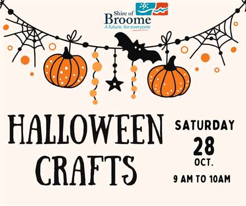 Halloween crafts at the Library - Facebook Post.png