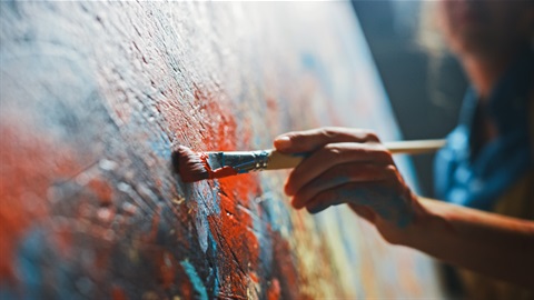 Art exhibition painting