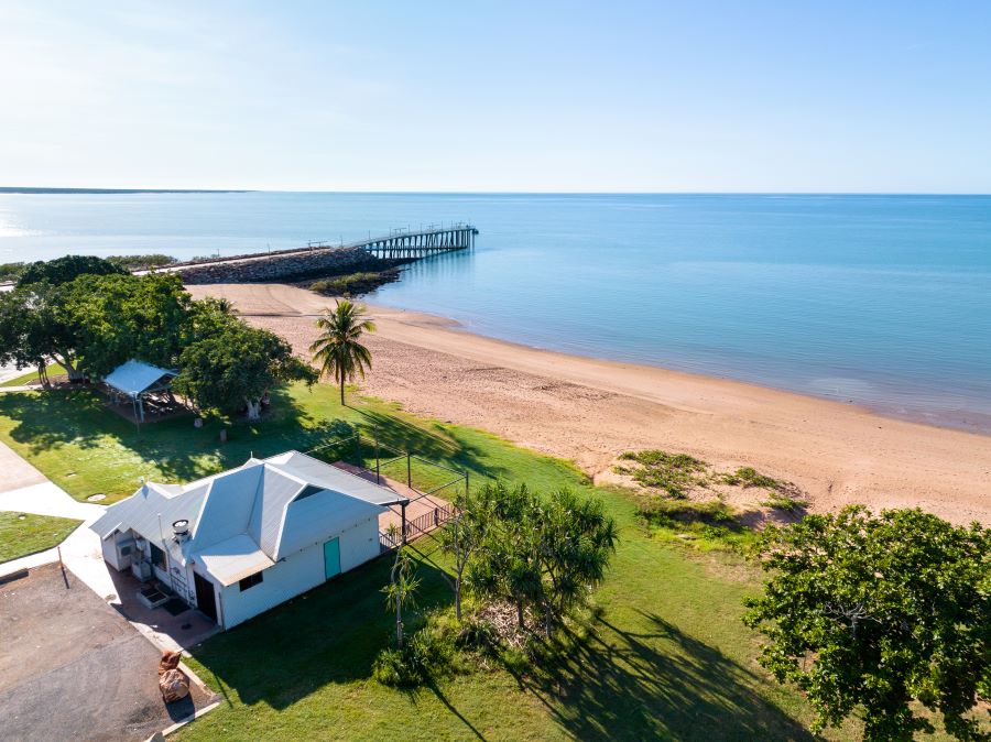 Drone Town Beach Cafe and Jetty - Taryn Yeates.jpg