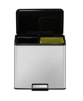 Eko Twin Pedal Bin 15L + 15L Stainless Steel.JPG